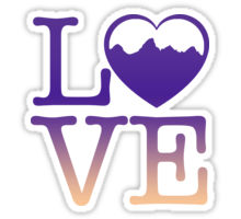 Mountain Love Sticker