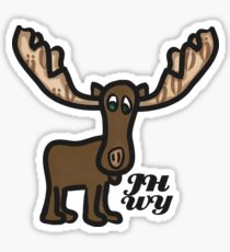Jackson Hole Moose Sticker