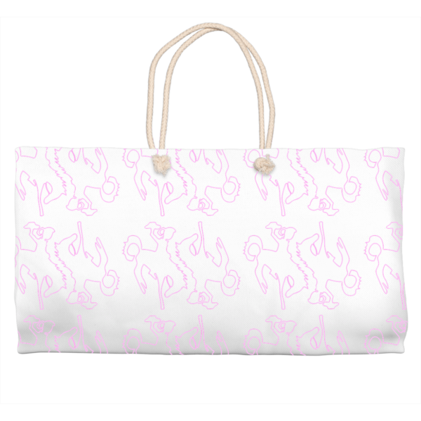 Pink Girl Bucking Bronco Weekender Totes