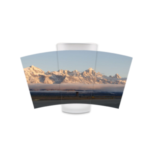 Jackson Hole Airport Frosted Pint Glasses