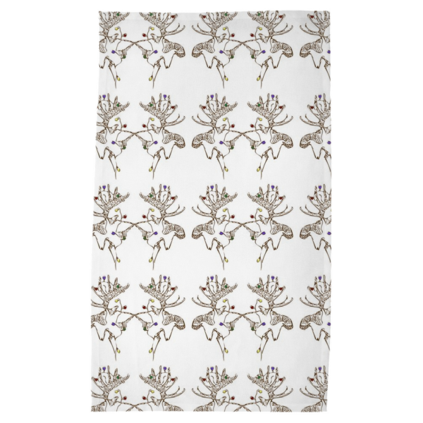 Jackson Hole Christmas Moose Tea Towels