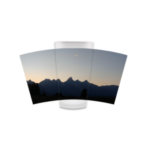 Grand Teton National Park Frosted Pint Glasses
