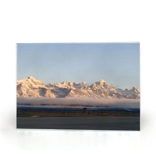 Jackson Hole Airport Glass Cutting Boards