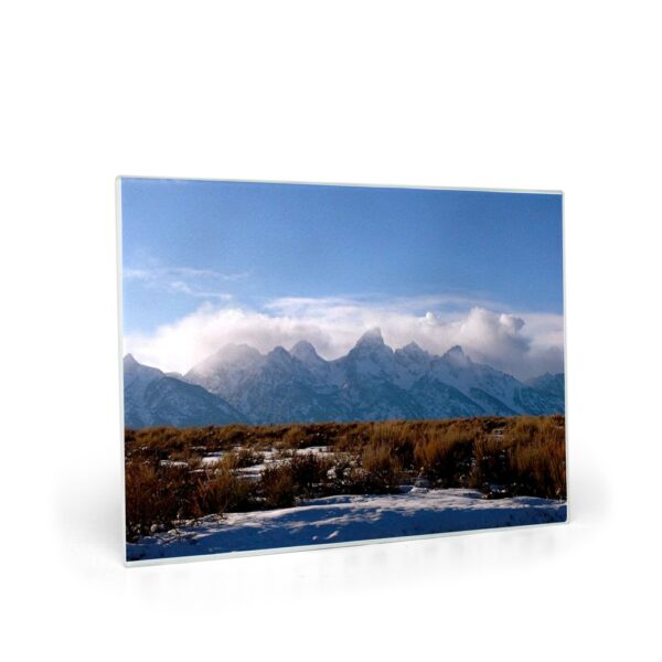 Winter In Jackson Hole Glass Cutting Boards - Image 2