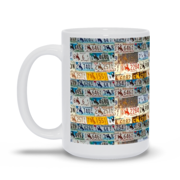 Wyoming License Plate Mugs - Image 2