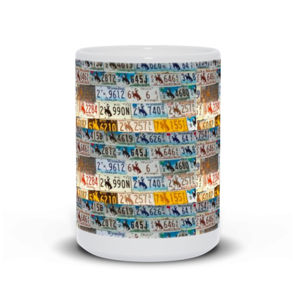 Wyoming License Plate Mugs - Image 3