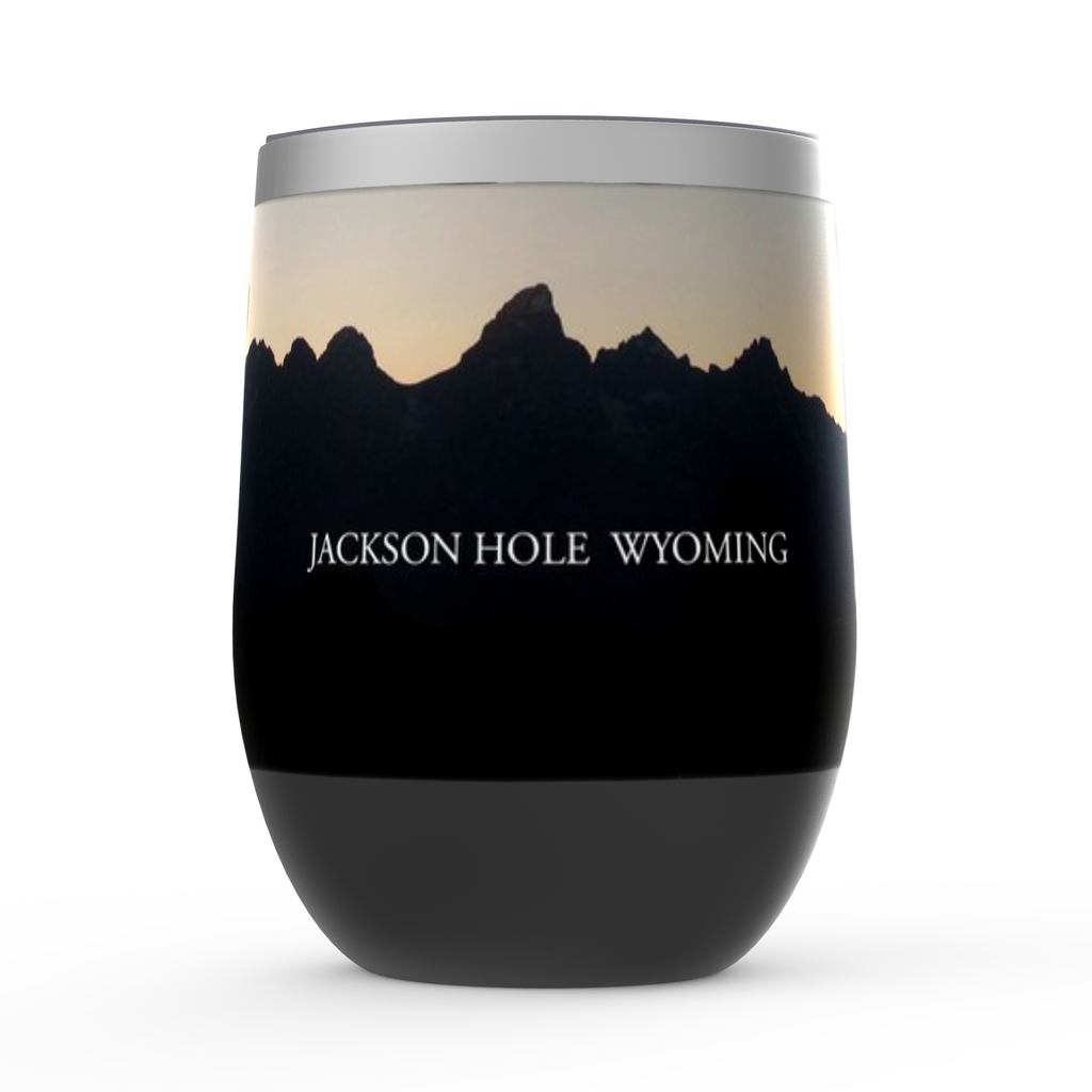 Jackson Hole Sunset Wine Tumblers Jackson Hole Gifts, Merchandise